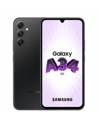 Smartphone Samsung A34 5G Gris 128 GB 6 GB RAM