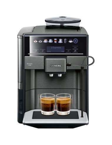 Cafetière superautomatique Siemens AG TE657319RW Noir Gris 1500 W 2 Tasses 1,7 L