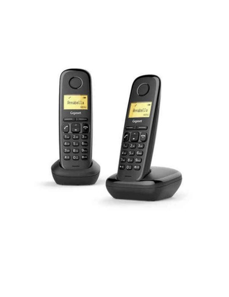 Téléphone Sans Fil Gigaset A170 Duo Noir Sans fil