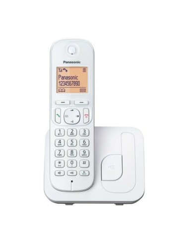 Téléphone Sans Fil Panasonic KX-TGC210SPW Blanc Ambre