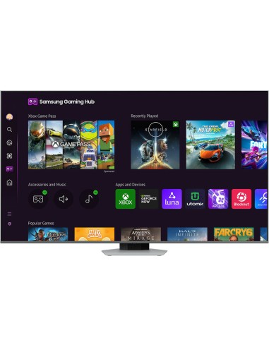 SMART TV Samsung TQ75Q80D : Smart TV QLED 75" 4K Ultra HD HDR - Jeux ultra-fluides avec FreeSync
