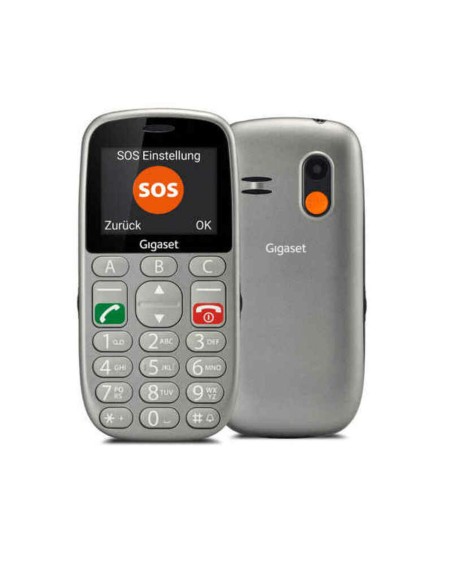 Téléphone portable pour personnes âgées Gigaset GL390 2,2" 2G 800 mAh Gris