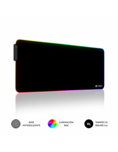 Tapis de souris Subblim LED RGB Multicouleur XL