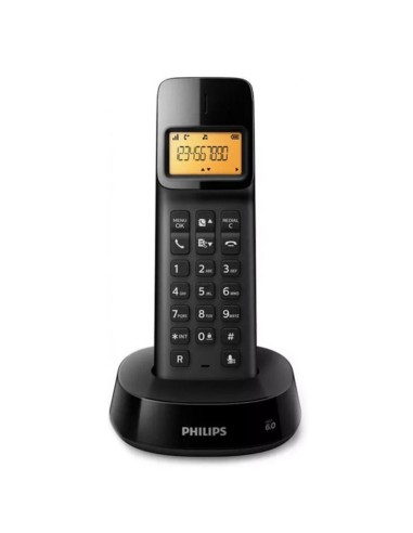 Téléphone Sans Fil Philips D1601B/01 1,6" 300 mAh GAP Noir
